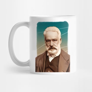 French Writer Victor Hugo illustration Mug